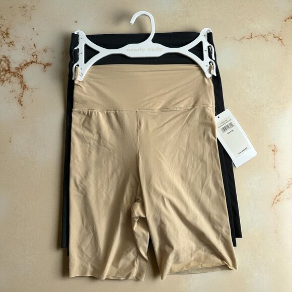 SIMPLY NUDE Set of 2 Seamless Bike Shorts Size Small NEW NWT - Picture 1 of 5